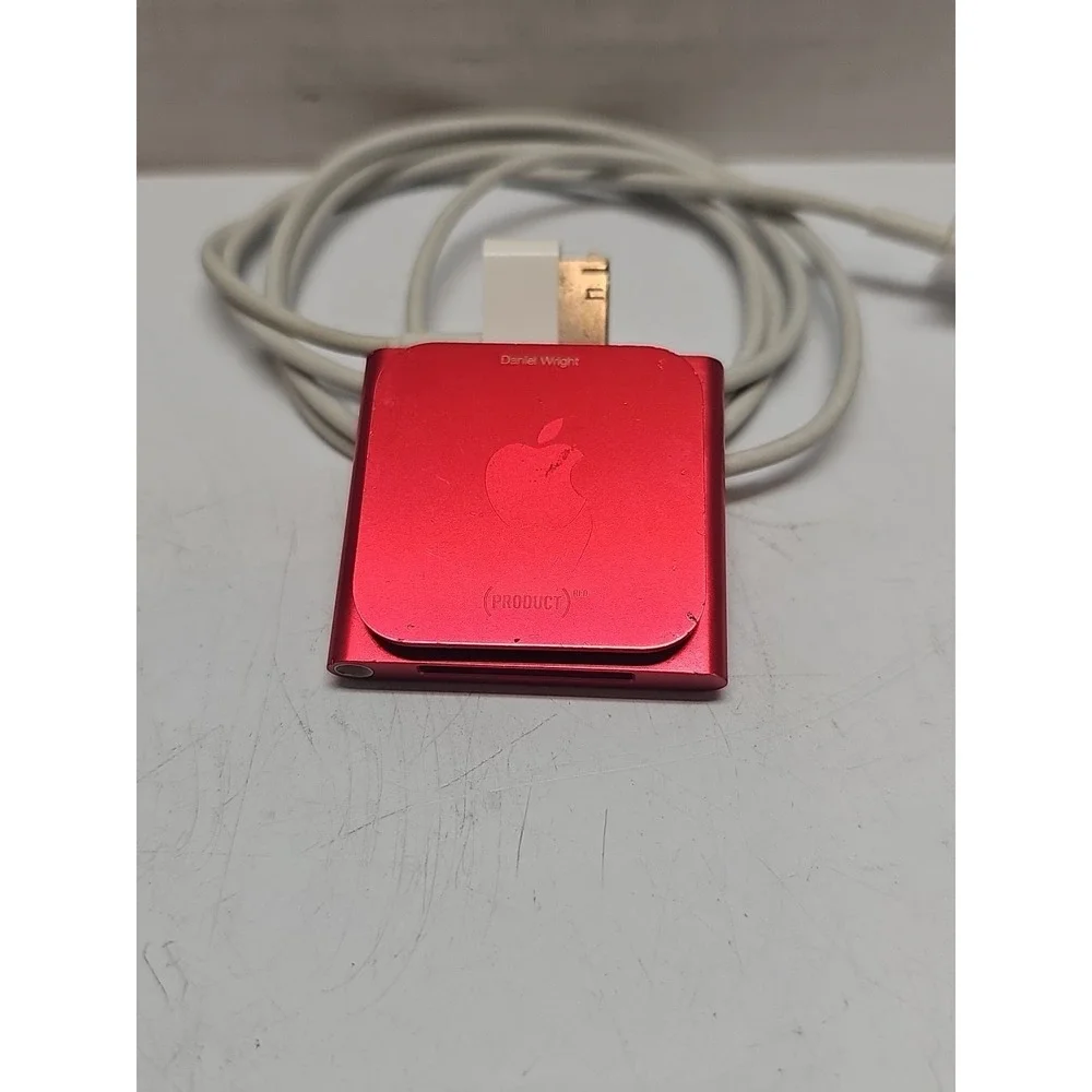 Apple iPod Nano 6th Gen  (RED) Product **for Parts Or Repair